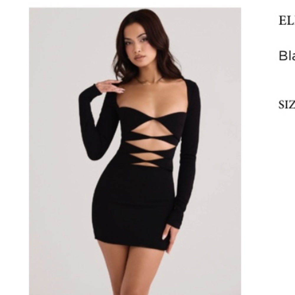 House of CB!
Elize Dress (NOT SOLD ANYMORE)
Features cut outs on the stomach